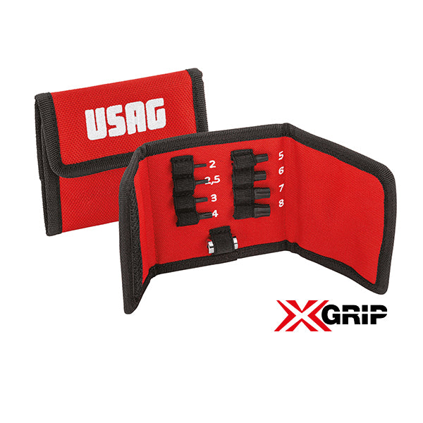 660 X/B9 - Set di inserti con profilo esagonale speciale (9 pz) - Usag - U06600100 660 X/B9 - Set di inserti con profilo esagonale speciale (9 pz) - Usag - U06600100